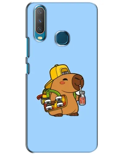 Чехол для Vivo Y15 с картинкой «Капибара на скейте» Чехол для Vivo Y15 с картинкой «Капибара на скейте»