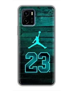 Чехол для Vivo Y15s с картинкой «Jordan Cyan 23» Чехол для Vivo Y15s с картинкой «Jordan Cyan 23»