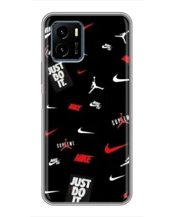 Чехол для Vivo Y15s с картинкой «Nike Mix Pattern» Чехол для Vivo Y15s с картинкой «Nike Mix Pattern»