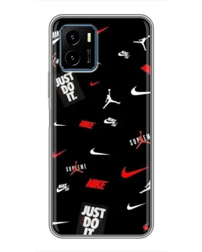 Чехол для Vivo Y15s с картинкой «Nike Mix Pattern» Чехол для Vivo Y15s с картинкой «Nike Mix Pattern»