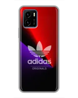 Чехол для Vivo Y15s с картинкой «Adidas Red Neon»