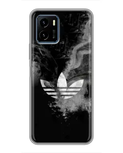 Чехол для Vivo Y15s с картинкой «Абстрактный дым Adidas» Чехол для Vivo Y15s с картинкой «Абстрактный дым Adidas»