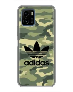 Чехол для Vivo Y15s с картинкой «Милитари стиль Adidas» Чехол для Vivo Y15s с картинкой «Милитари стиль Adidas»