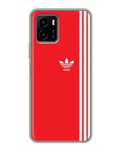 Чехол для Vivo Y15s с картинкой «Красный минимализм Adidas» Чехол для Vivo Y15s с картинкой «Красный минимализм Adidas»