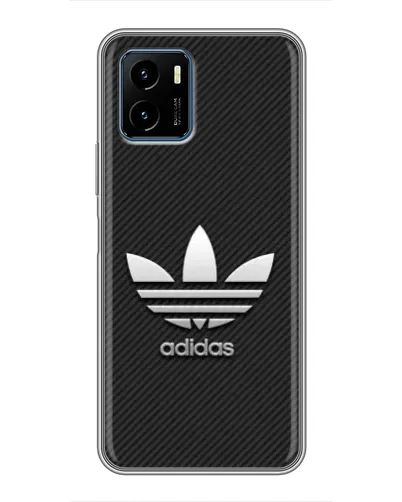 Чехол для Vivo Y15s с картинкой «Adidas Карбоновая текстура» Чехол для Vivo Y15s с картинкой «Adidas Карбоновая текстура»