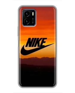 Чехол для Vivo Y15s с картинкой «Nike — вечерний горизонт»