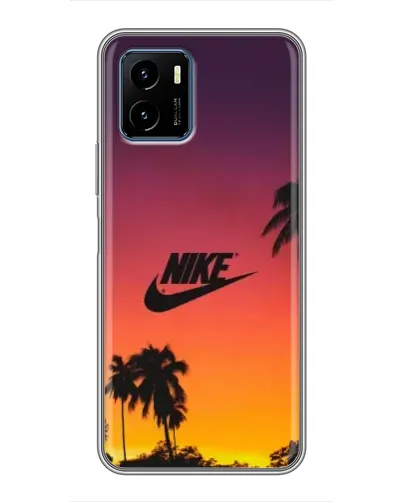 Чехол для Vivo Y15s с картинкой «Nike на закате солнца» Чехол для Vivo Y15s с картинкой «Nike на закате солнца»