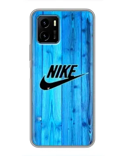 Чехол для Vivo Y15s с картинкой «Голубое дерево Nike»