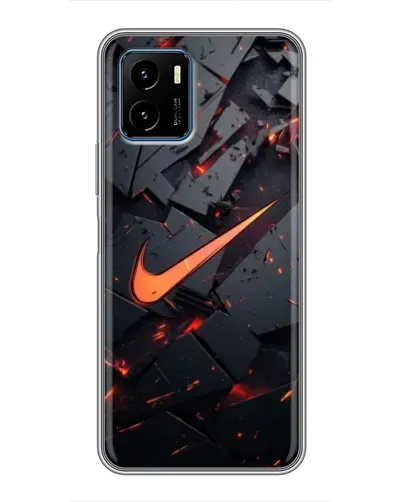 Чехол для Vivo Y15s с картинкой «Nike — эффект разломов» Чехол для Vivo Y15s с картинкой «Nike — эффект разломов»