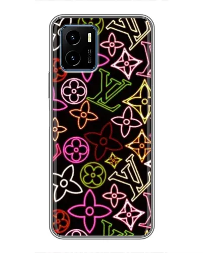 Чехол для Vivo Y15s с картинкой «Неоновый микс Nike» Чехол для Vivo Y15s с картинкой «Неоновый микс Nike»