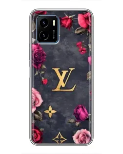 Чехол для Vivo Y15s с картинкой «Цветочный Louis Vuitton» Чехол для Vivo Y15s с картинкой «Цветочный Louis Vuitton»