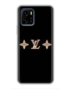 Чехол для Vivo Y15s с картинкой «Louis Vuitton — минимализм»