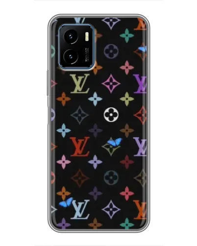 Чехол для Vivo Y15s с картинкой «Цветная монограмма LV» Чехол для Vivo Y15s с картинкой «Цветная монограмма LV»