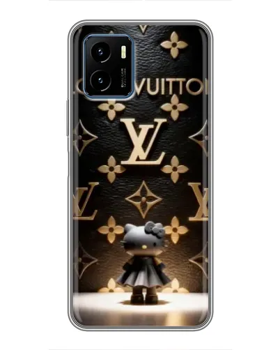 Чехол для Vivo Y15s с картинкой «Монограмма с фигурой» Чехол для Vivo Y15s с картинкой «Монограмма с фигурой»