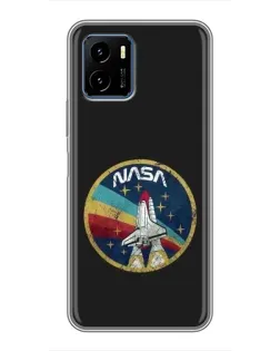 Чехол для Vivo Y15s с картинкой «NASA — эмблема миссии» Чехол для Vivo Y15s с картинкой «NASA — эмблема миссии»