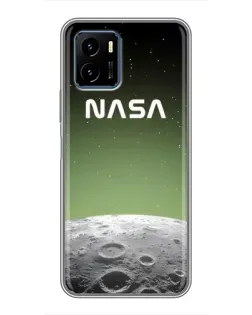 Чехол для Vivo Y15s с картинкой «NASA — лунный градиент» Чехол для Vivo Y15s с картинкой «NASA — лунный градиент»