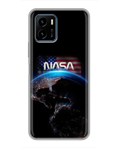 Чехол для Vivo Y15s с картинкой «Земля из космоса NASA»