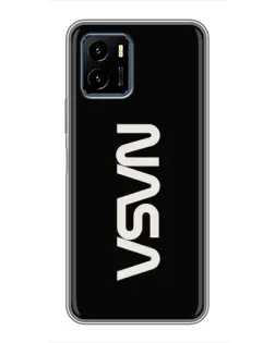 Чехол для Vivo Y15s с картинкой «NASA — вертикальный логотип» Чехол для Vivo Y15s с картинкой «NASA — вертикальный логотип»