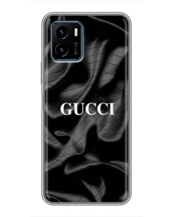 Чехол для Vivo Y15s с картинкой «Gucci — шелковые волны»