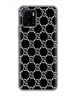 Чехол для Vivo Y15s с картинкой «Gucci — сетчатый паттерн»