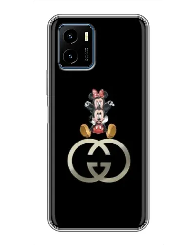 Чехол для Vivo Y15s с картинкой «Минни Маус на лого»
