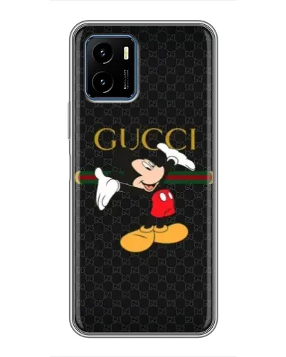 Чехол для Vivo Y15s с картинкой «Микки Маус Gucci»