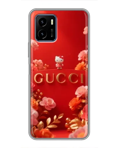 Чехол для Vivo Y15s с картинкой «Gucci — золотой сад»