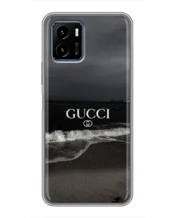 Чехол для Vivo Y15s с картинкой «Gucci — морской прибой»