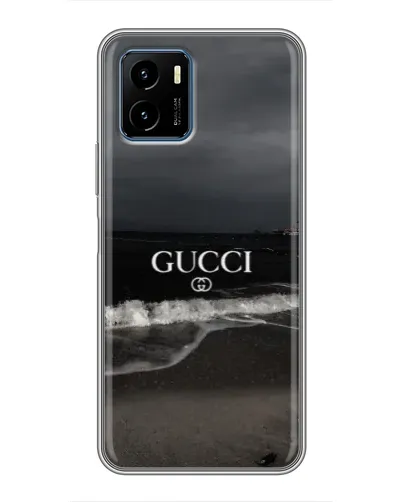 Чехол для Vivo Y15s с картинкой «Gucci — морской прибой»