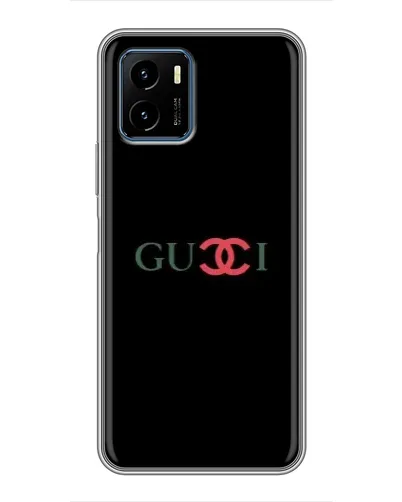 Чехол для Vivo Y15s с картинкой «Gucci — красный градиент»