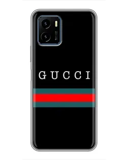 Чехол для Vivo Y15s с картинкой «Gucci — красный пояс»