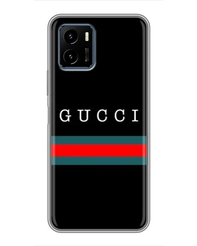 Чехол для Vivo Y15s с картинкой «Gucci — красный пояс»