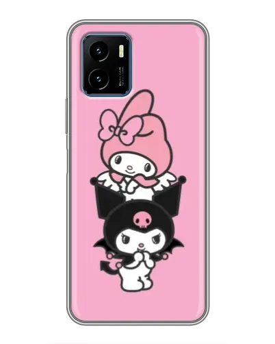 Чехол для Vivo Y15s с картинкой «My Melody и Kuromi» Чехол для Vivo Y15s с картинкой «My Melody и Kuromi»