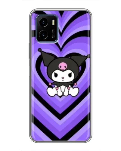Чехол для Vivo Y15s с картинкой «Kuromi и фиолетовые сердца» Чехол для Vivo Y15s с картинкой «Kuromi и фиолетовые сердца»