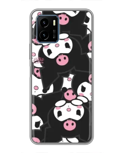 Чехол для Vivo Y15s с картинкой «Паттерн голов Куроми» Чехол для Vivo Y15s с картинкой «Паттерн голов Куроми»
