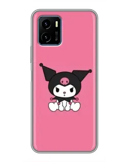 Чехол для Vivo Y15s с картинкой «Хмурая Kuromi»