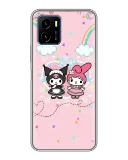 Чехол для Vivo Y15s с картинкой «My Melody и Kuromi»