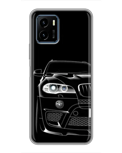 Чехол для Vivo Y15s с картинкой «Темный силуэт BMW» Чехол для Vivo Y15s с картинкой «Темный силуэт BMW»