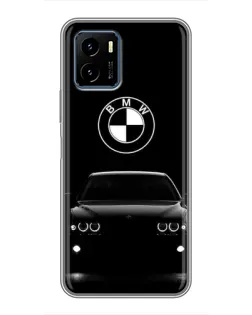 Чехол для Vivo Y15s с картинкой «BMW — взгляд из темноты»
