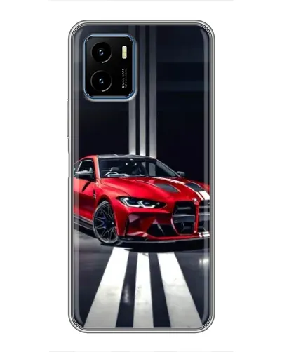 Чехол для Vivo Y15s с картинкой «Красная BMW на дороге» Чехол для Vivo Y15s с картинкой «Красная BMW на дороге»