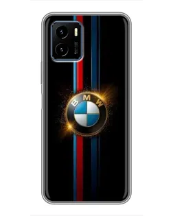 Чехол для Vivo Y15s с картинкой «BMW M-Power неон»