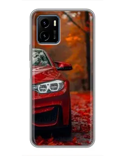 Чехол для Vivo Y15s с картинкой «Осенняя BMW M4»