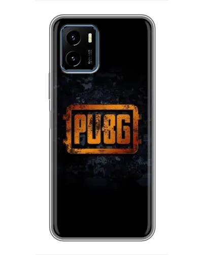 Чехол для Vivo Y15s с картинкой «PUBG — золотой логотип»