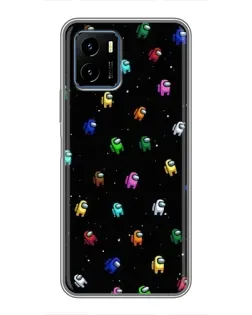 Чехол для Vivo Y15s с картинкой «Экипаж Among Us» Чехол для Vivo Y15s с картинкой «Экипаж Among Us»