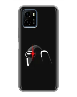 Чехол для Vivo Y15s с картинкой «Among Us шлем» Чехол для Vivo Y15s с картинкой «Among Us шлем»