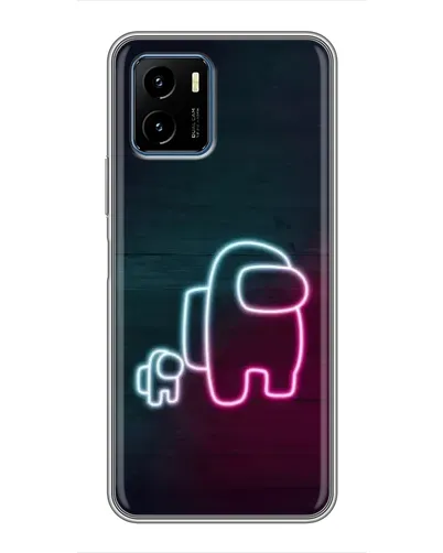 Чехол для Vivo Y15s с картинкой «Among Us неон-арт» Чехол для Vivo Y15s с картинкой «Among Us неон-арт»