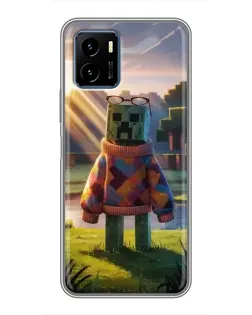 Чохол для Vivo Y15s з картинкою «Кріпер у светрі»