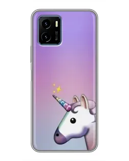 Чехол для Vivo Y15s с картинкой «Единорог градиент» Чехол для Vivo Y15s с картинкой «Единорог градиент»