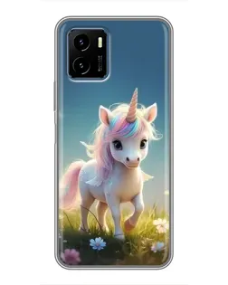 Чехол для Vivo Y15s с картинкой «Единорог на поляне» Чехол для Vivo Y15s с картинкой «Единорог на поляне»