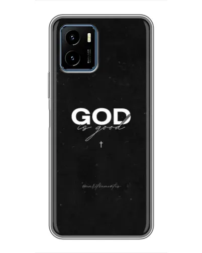 Чехол для Vivo Y15s с картинкой «GOD — Бог над всем» Чехол для Vivo Y15s с картинкой «GOD — Бог над всем»